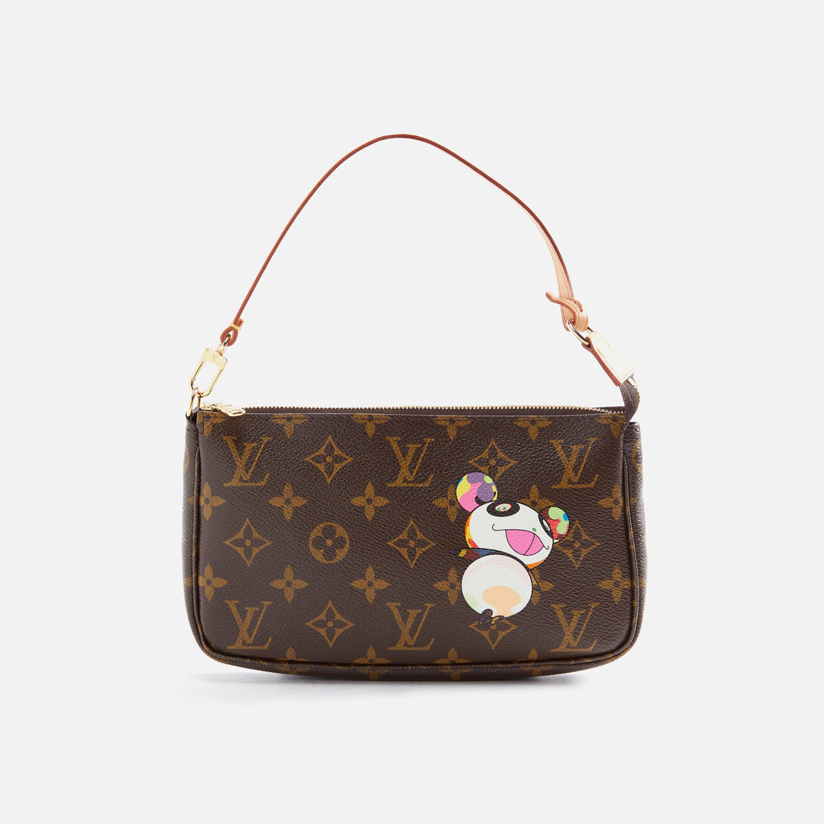 WGACA Louis Vuitton Murakami Panda Pochette V2 - Brown
