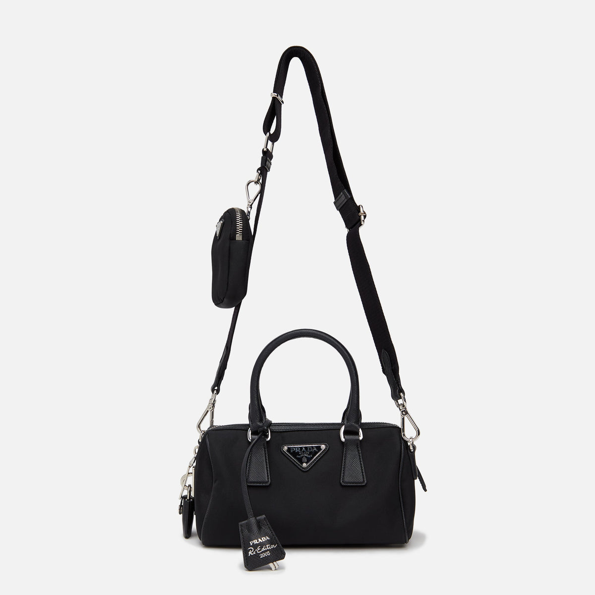 WGACA Prada Nylon Re-Edition Bag - Black