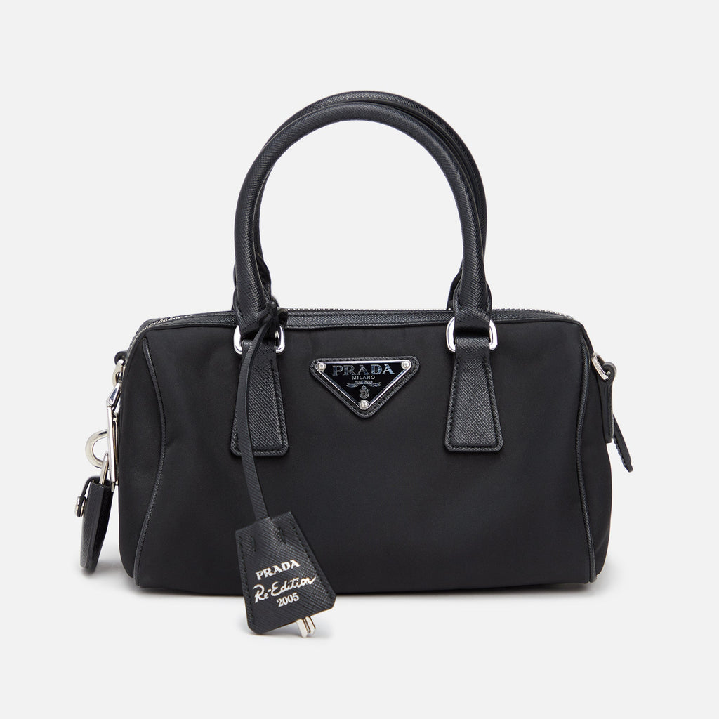 WGACA Prada Nylon Re-Edition Bag - Black
