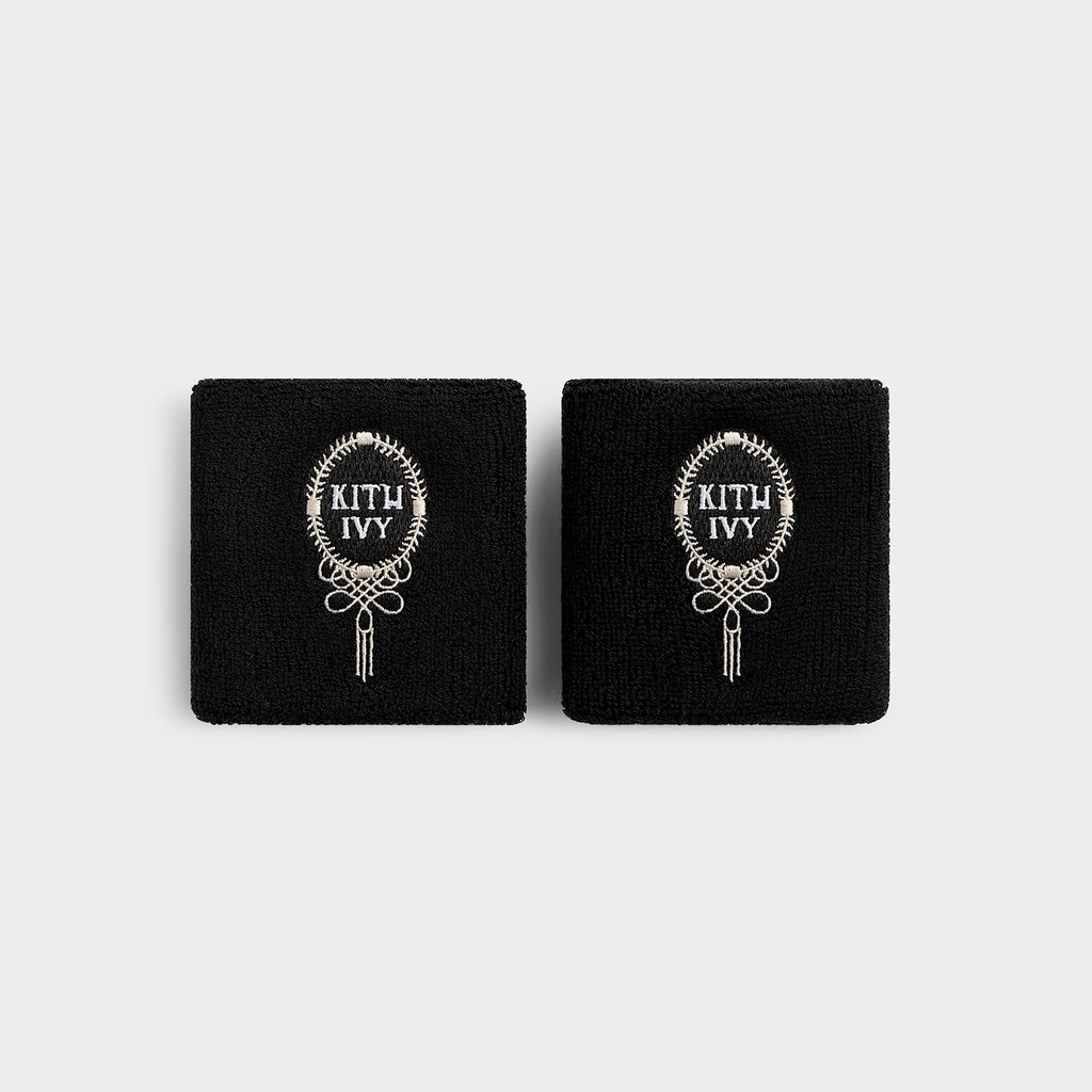 Kith Ivy for Wilson Classic Terry Wristbands - Black