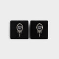 Kith Ivy for Wilson Classic Terry Wristbands - Black