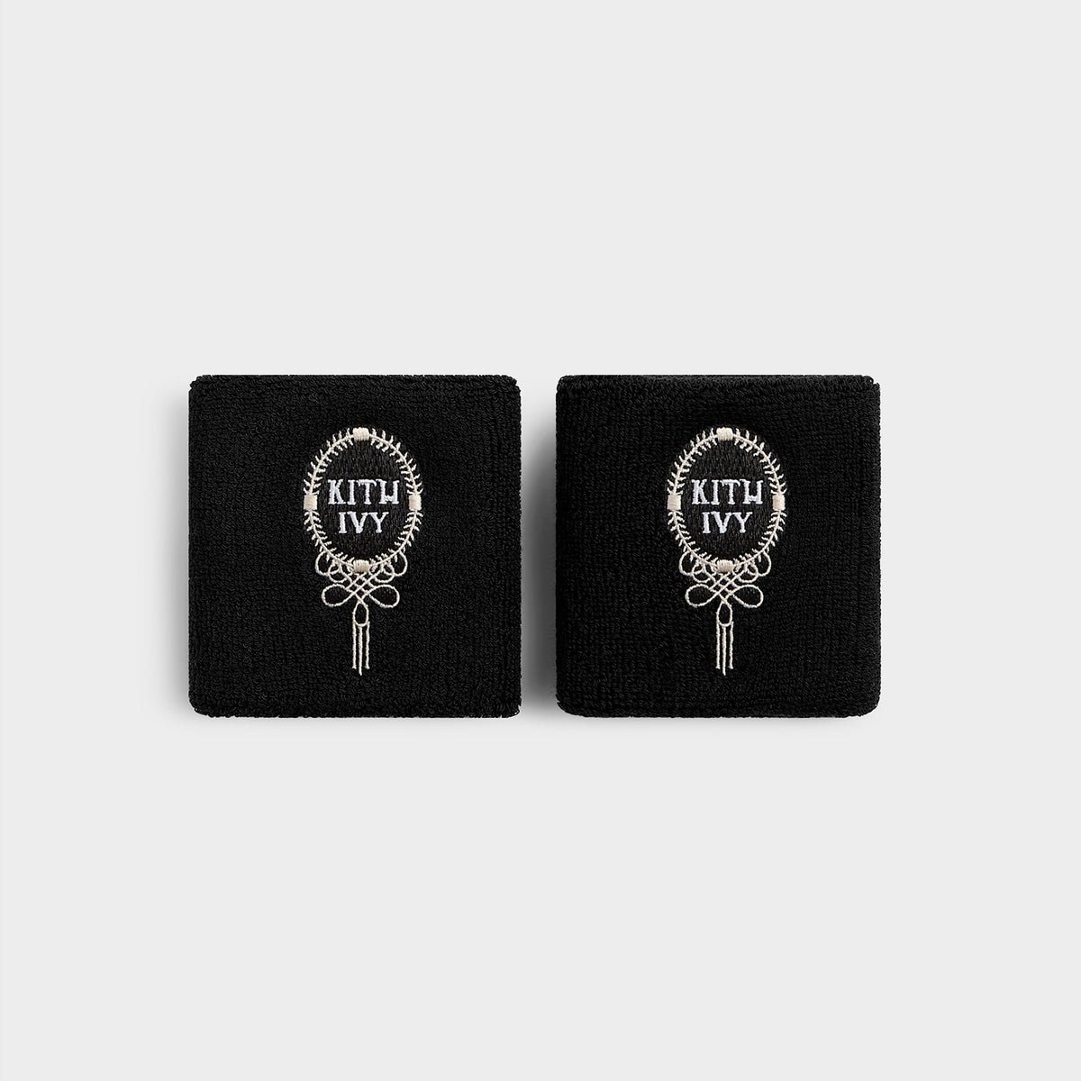 Kith Ivy for Wilson Classic Terry Wristbands - Black