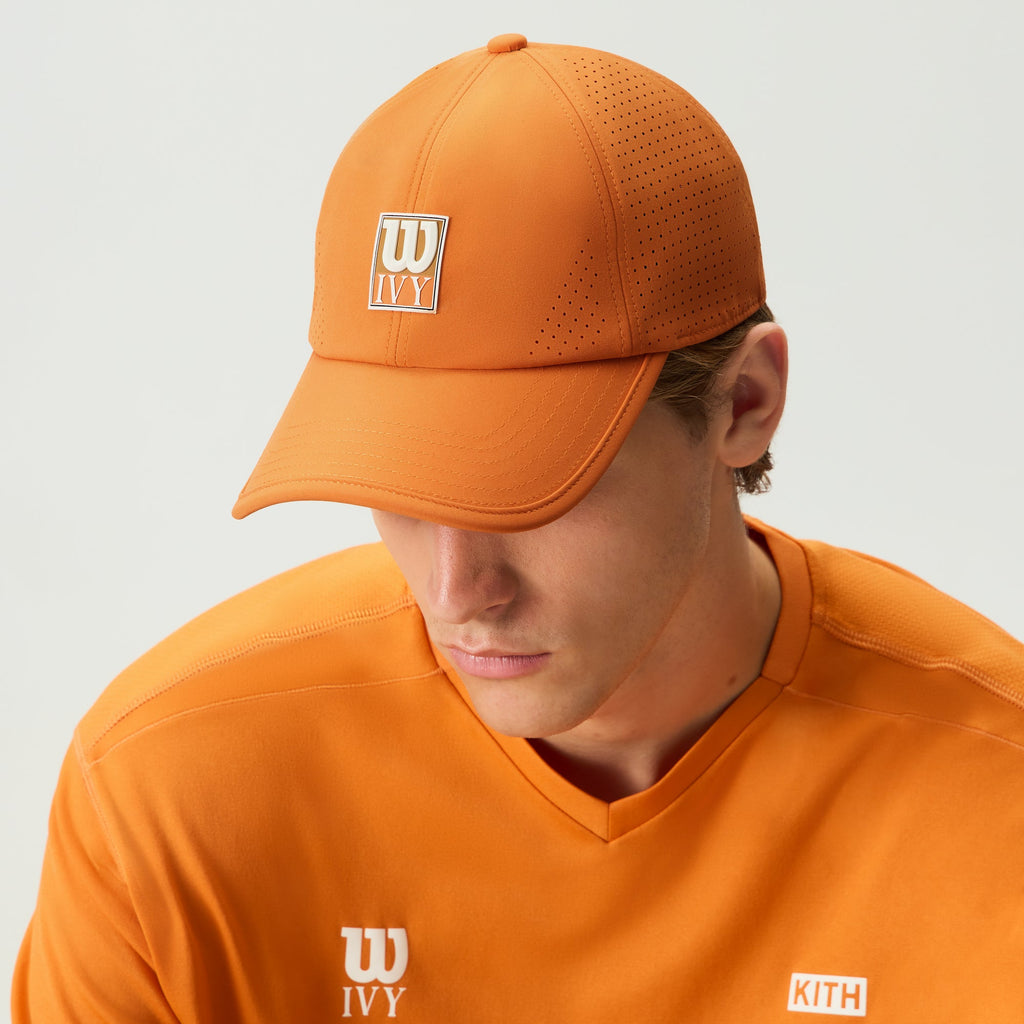 Kith Ivy for Wilson Laser Cut Perforated Cap - Clementine