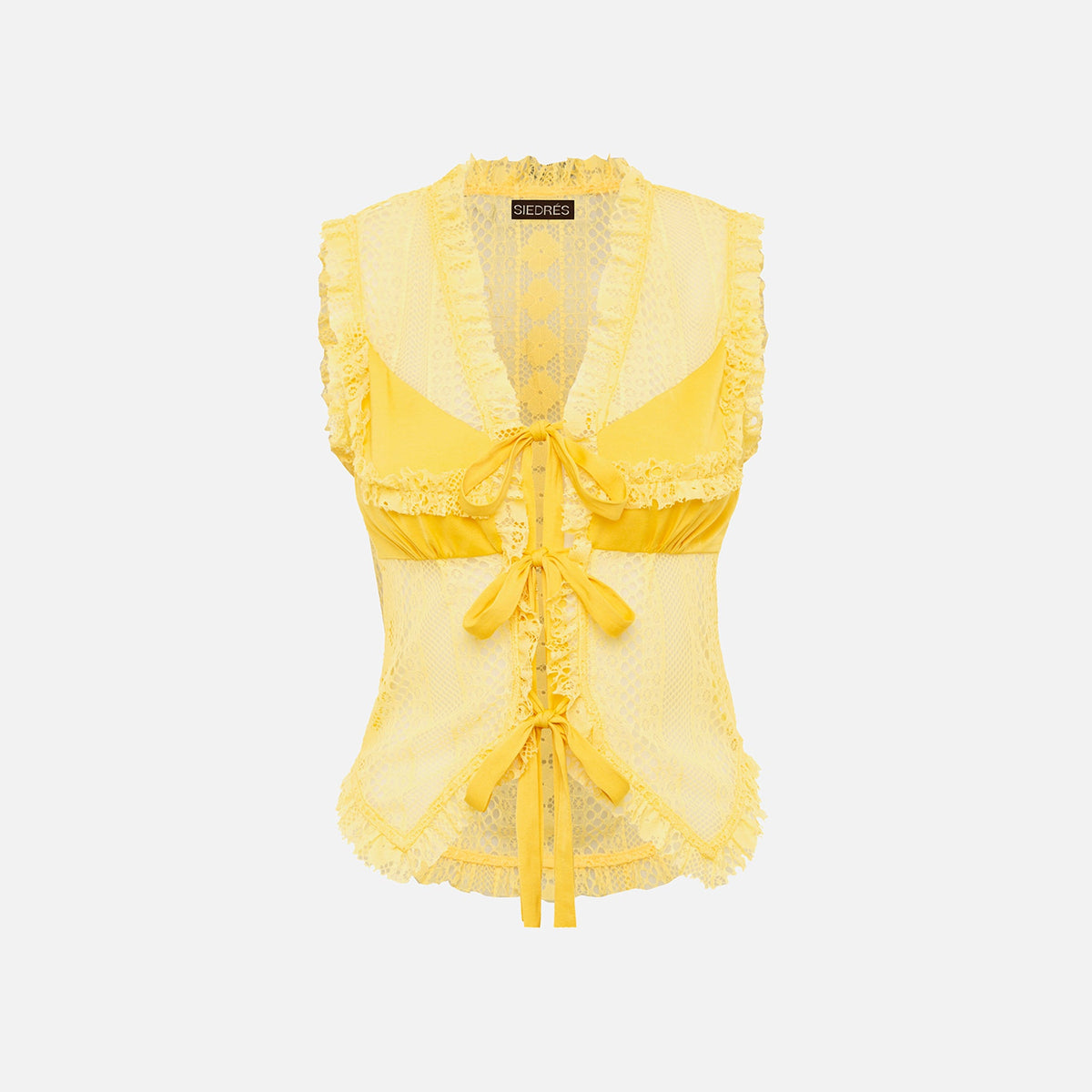 Siedres Aria Top - Yellow