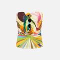 Siedres Day Top - Flower Kaleidoscope
