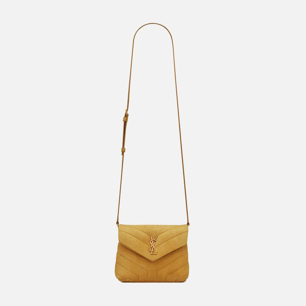 Saint Laurent YSL Loulou Toy Strap Mini Bag - Chartreuse Yellow