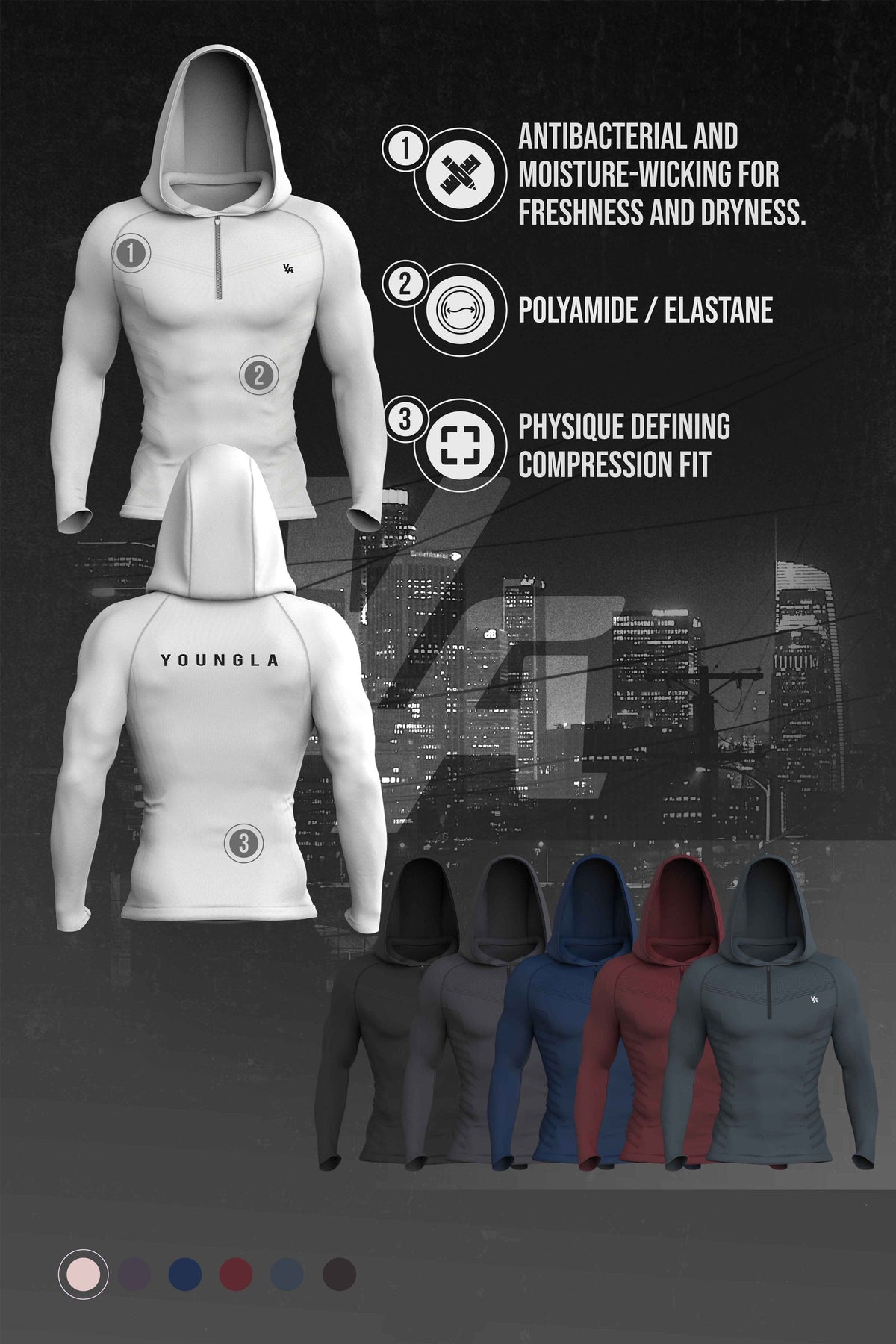 832 - SuperVillain Compression Hoodies