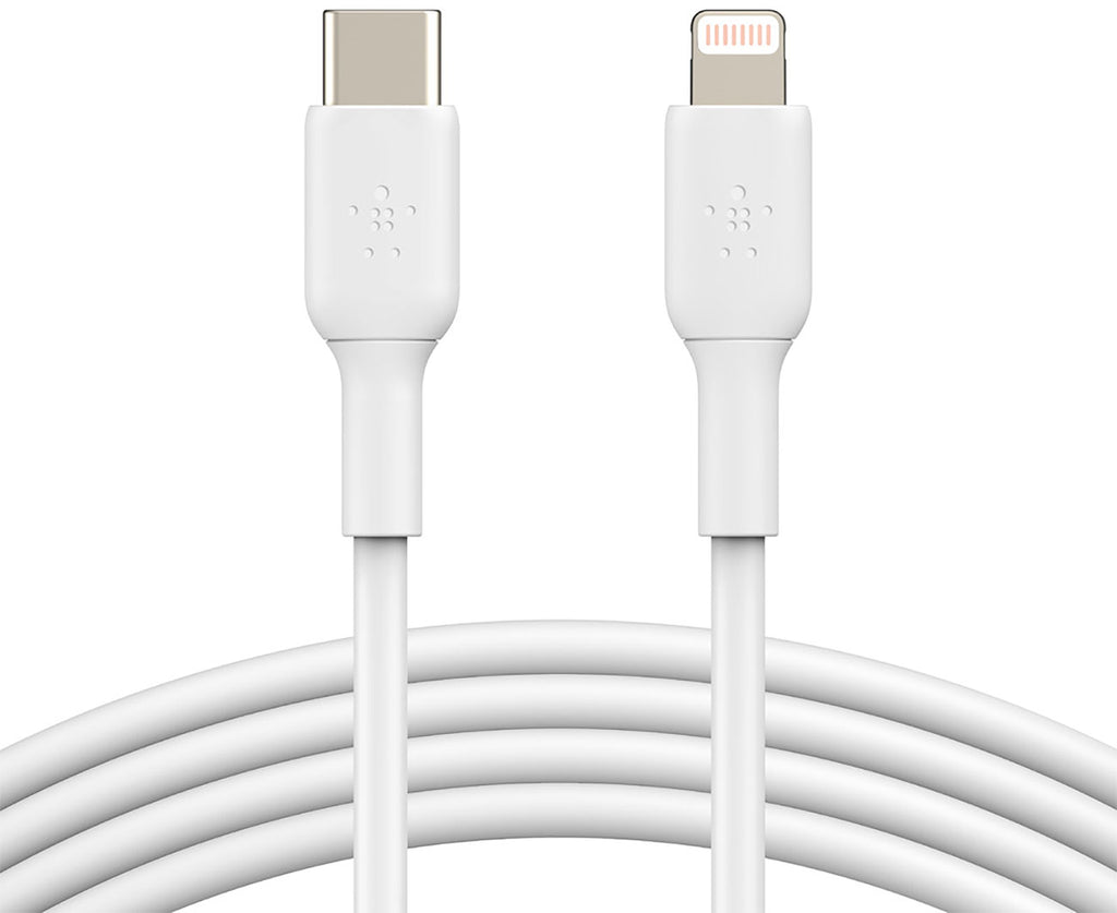 Belkin BOOST CHARGE White 3.3 Foot USB-C To Lightning Cable - CAA003BT1MWH - image 5