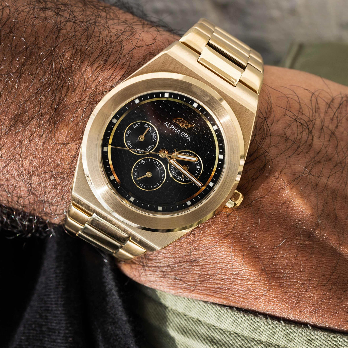 GLD Men 42MM Alpha Era® Gold