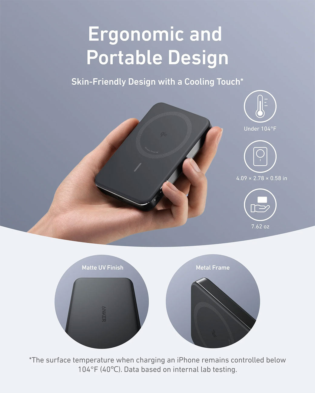 Anker MagGo Slim 10K mAh Power Bank - A1664H11-1 - image 4