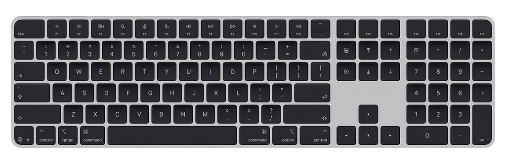 Apple Magic Keyboard with Touch ID and Numeric Keypad with Black Keys - MJM74LL/A - image 1