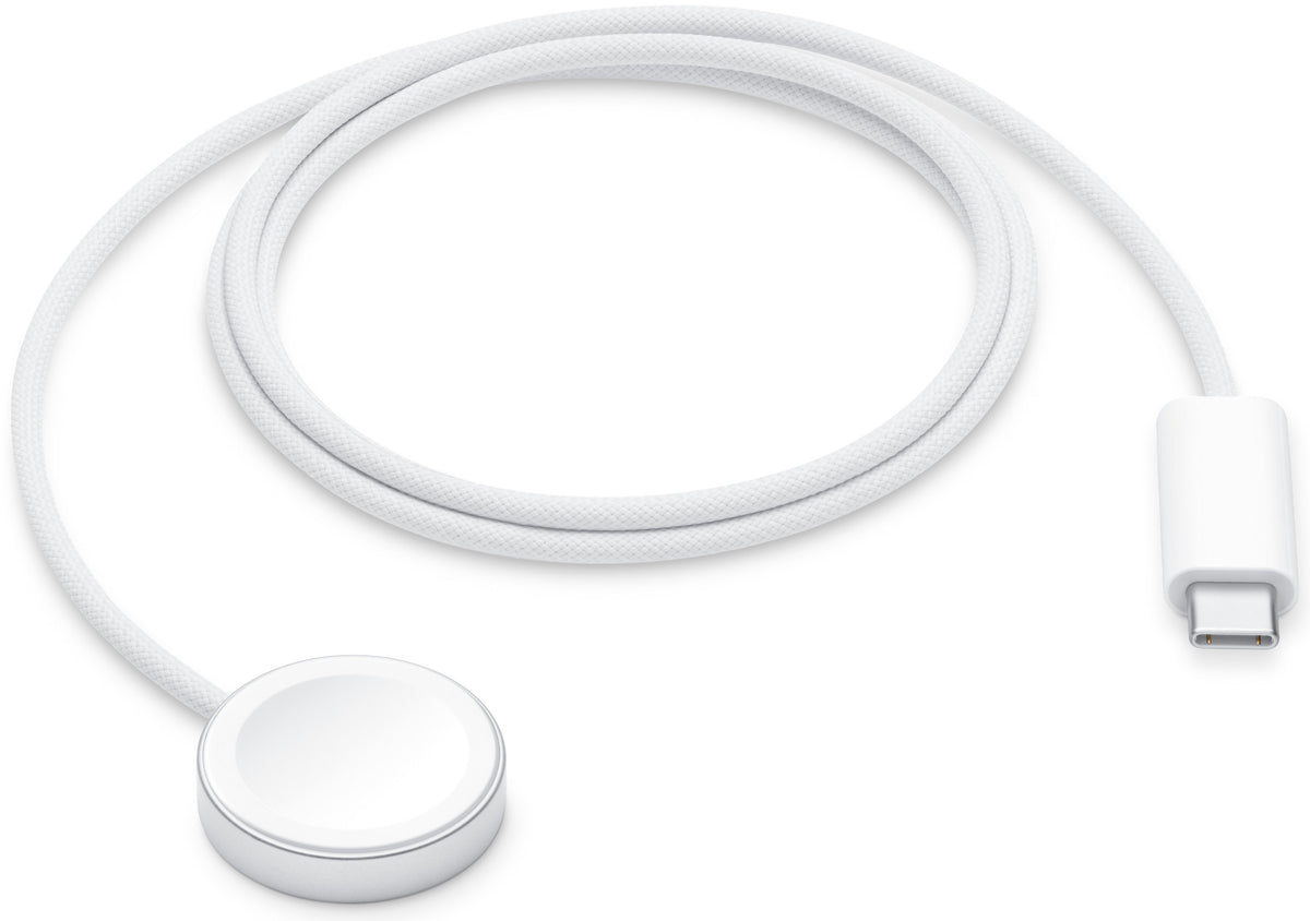 Apple Watch Magnetic Fast Charger to USB-C Cable (1 m) in White - ML434AM/A - image 1