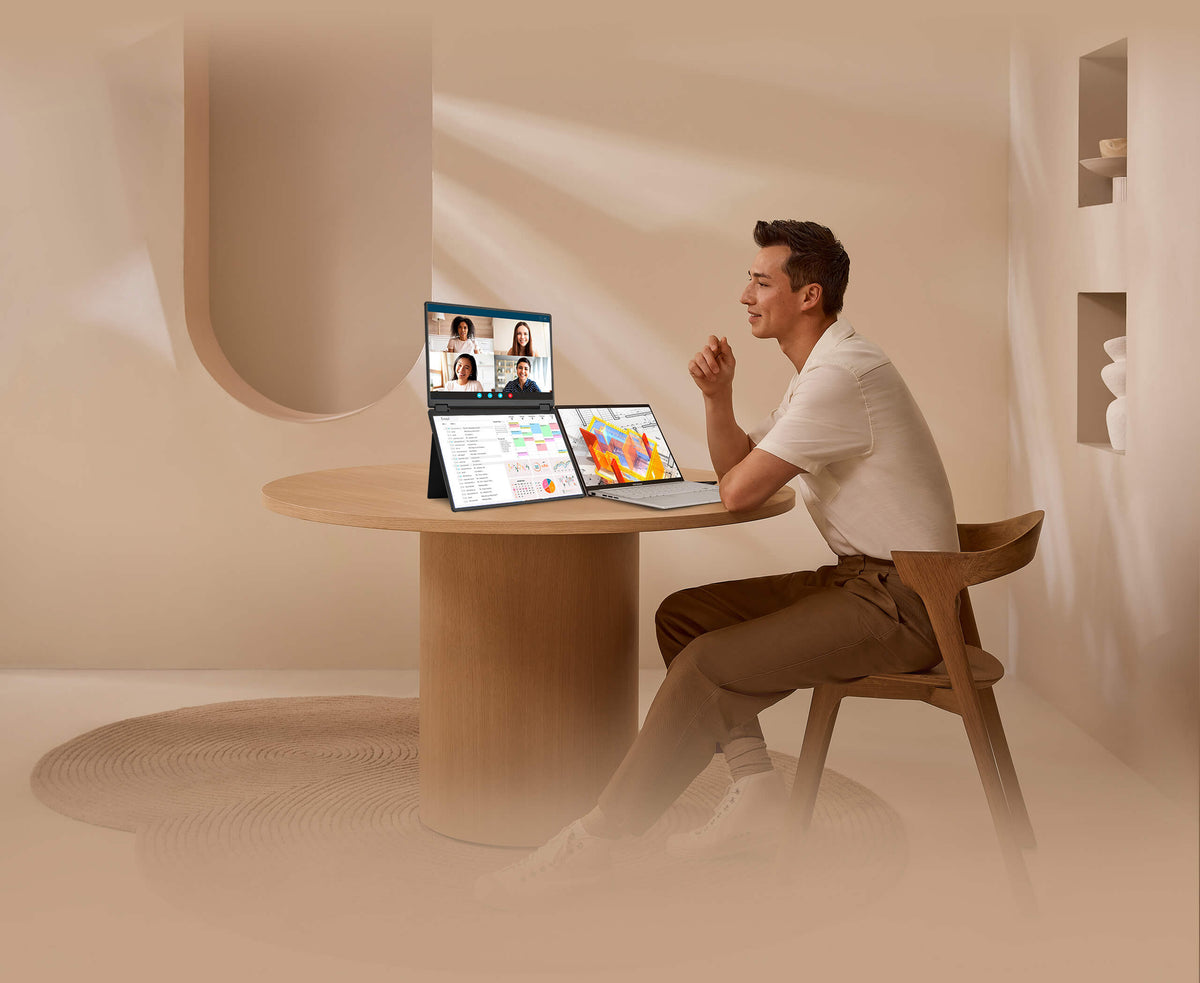 ASUS ZenScreen Duo Dual 14-Inch 1920 x 1200 IPS Portable Monitor - MB14FCD - image 5