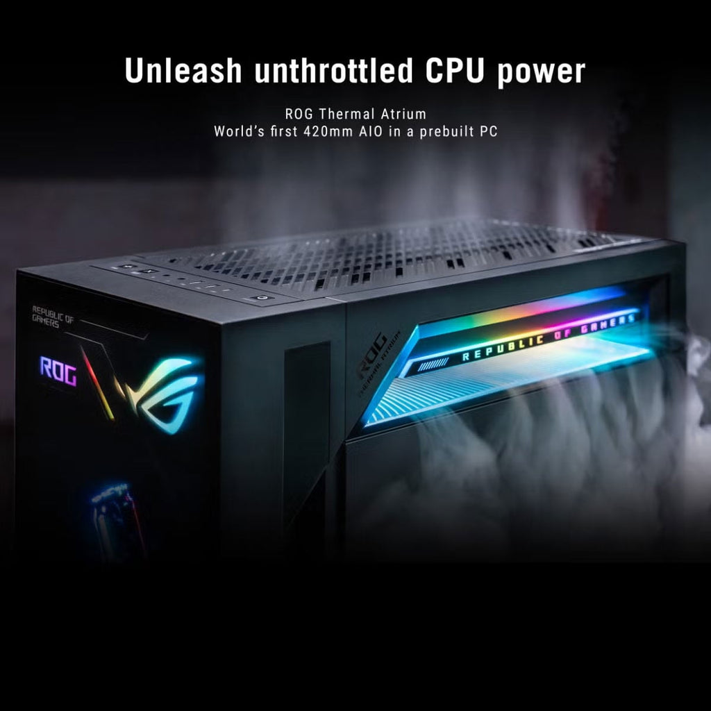 ASUS ROG G1000 Gaming Desktop AMD Ryzen 7 9800X3D 32GB RAM 2TB SSD, NVIDIA GeForce RTX 5080 ROG 16GB in B - image 5