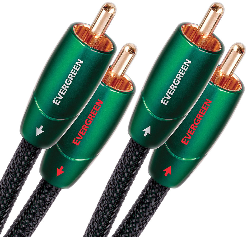 AudioQuest Evergreen 16 M./52.5 Ft. Analog Audio Interconnect Cable - EVERGREEN16M - image 1