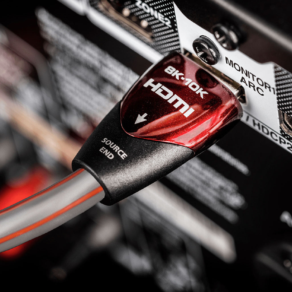 AudioQuest 32.9 Feet Cherry Cola HDMI Hybrid Active Optical Cable - HDMICHERRYCOLA10M - image 3