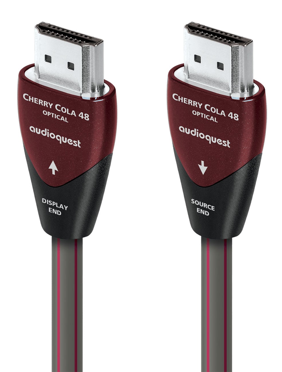 AudioQuest 32.9 Feet Cherry Cola HDMI Hybrid Active Optical Cable - HDMICHERRYCOLA10M - image 1