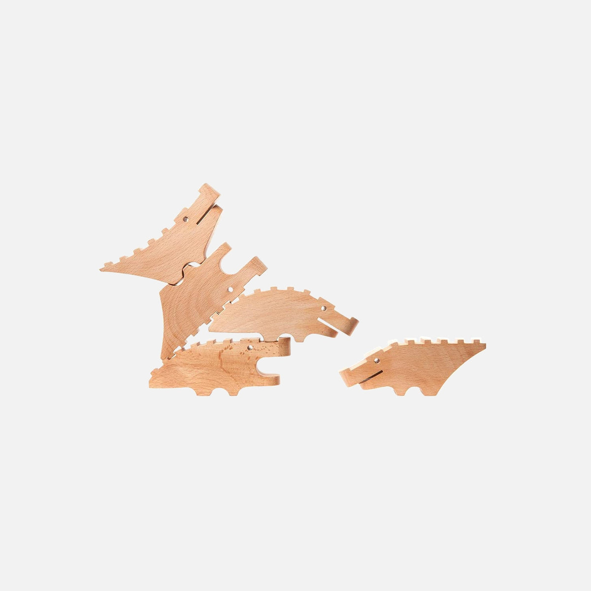 Areaware Croc Pile Large Set of 5 - Natural