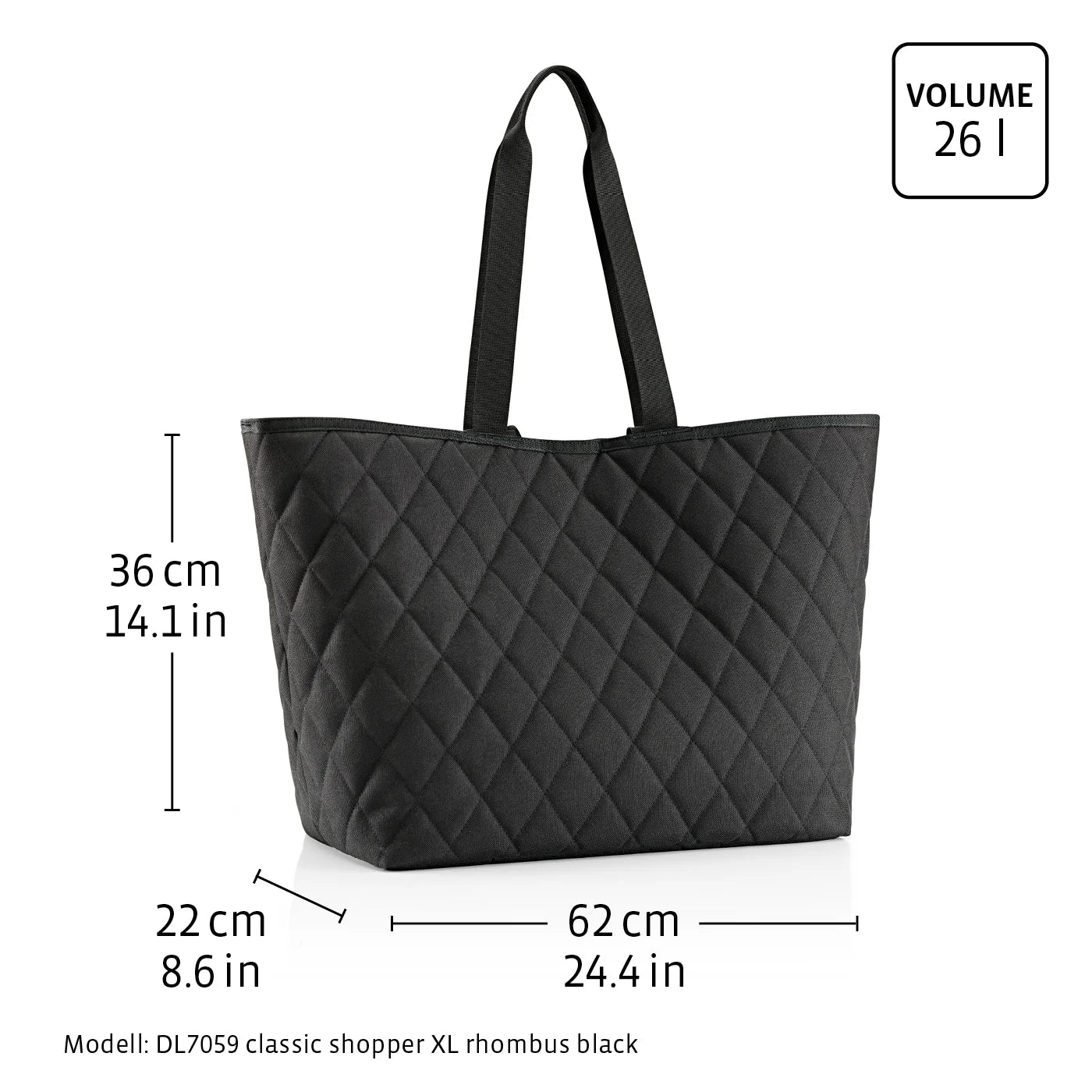 Classic Shopper Xl Rhombus Olive