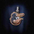 GLD Men Baltimore Orioles Official MLB Logo Pendant