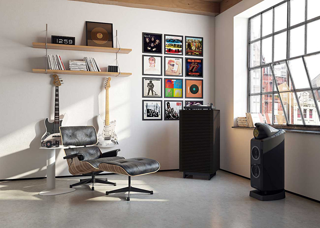 BDI Corridor Charcoal Stained Ash Cabinet - 8172 CRL - image 2