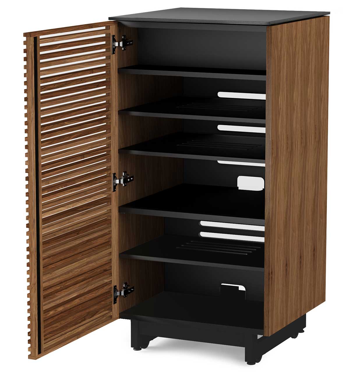 BDI Corridor 8172 Natural Walnut Audio Tower - 8172 WL - image 4