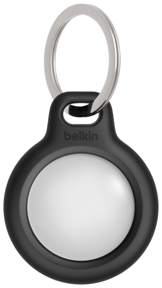 Belkin Apple AirTag Black Secure Holder With Key Ring - F8W973BTBLK - image 3