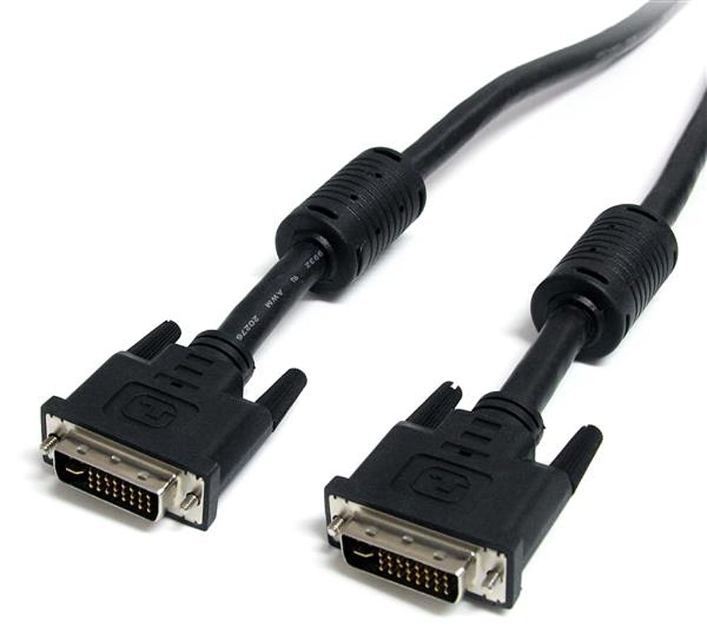 StarTech Black 20 ft DVI-I Dual Link Digital Analog Monitor Cable M/M - DVIIDMM20 - image 1