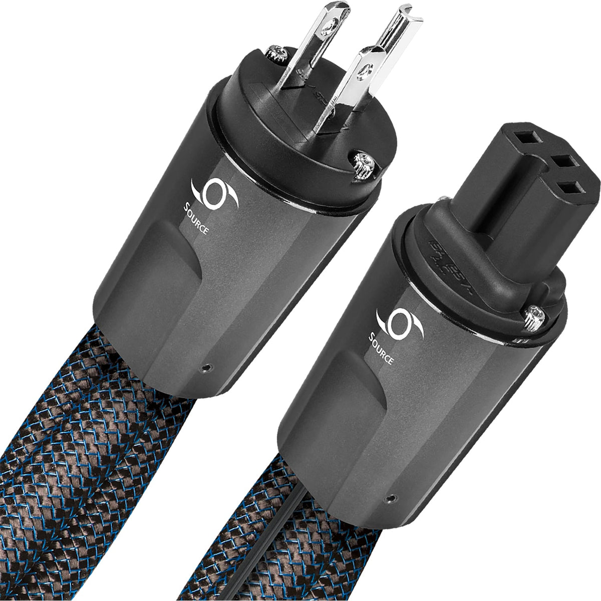 AudioQuest Hurricane 3.3 Feet 15A Low-Z Noise-Dissipation 3 Pole AC Power Cable - HURRICANE1M15A - image 1