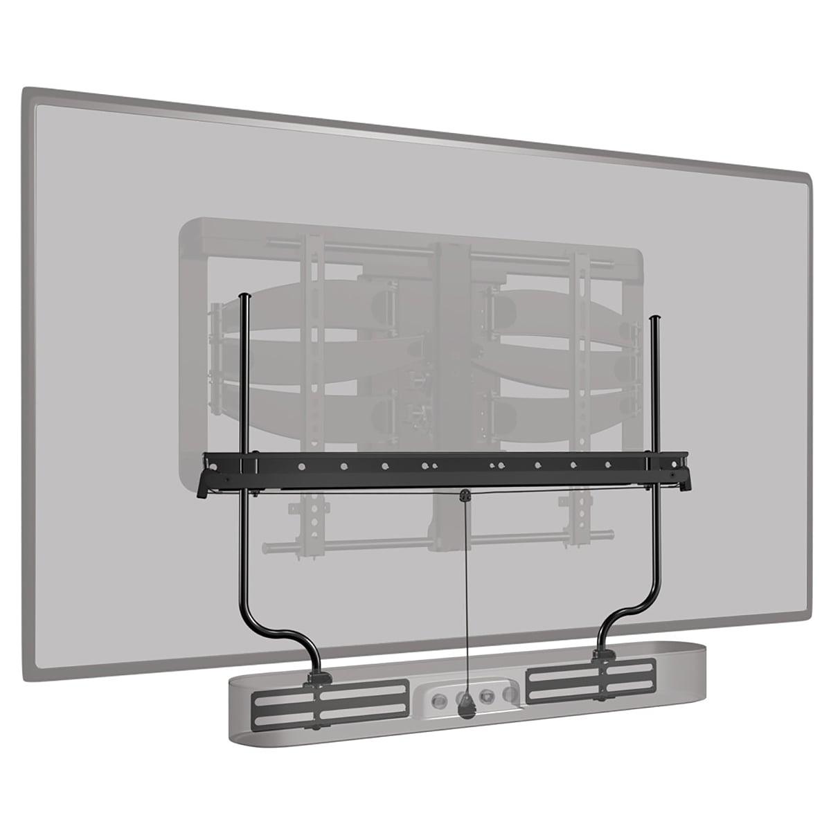Sanus Black Speaker Mount For Soundbars - SASB1-B1 - image 1