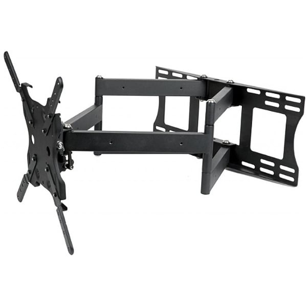 SunBrite Black Dual Arm Articulating Outdoor Weatherproof TV Wall Mount - SB-WM-ART2-XL-BL - image 1