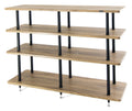 Solidsteel VL-4 Walnut Wood Vinyl Record Storage & Hi-Fi Rack - VL-4 - image 1