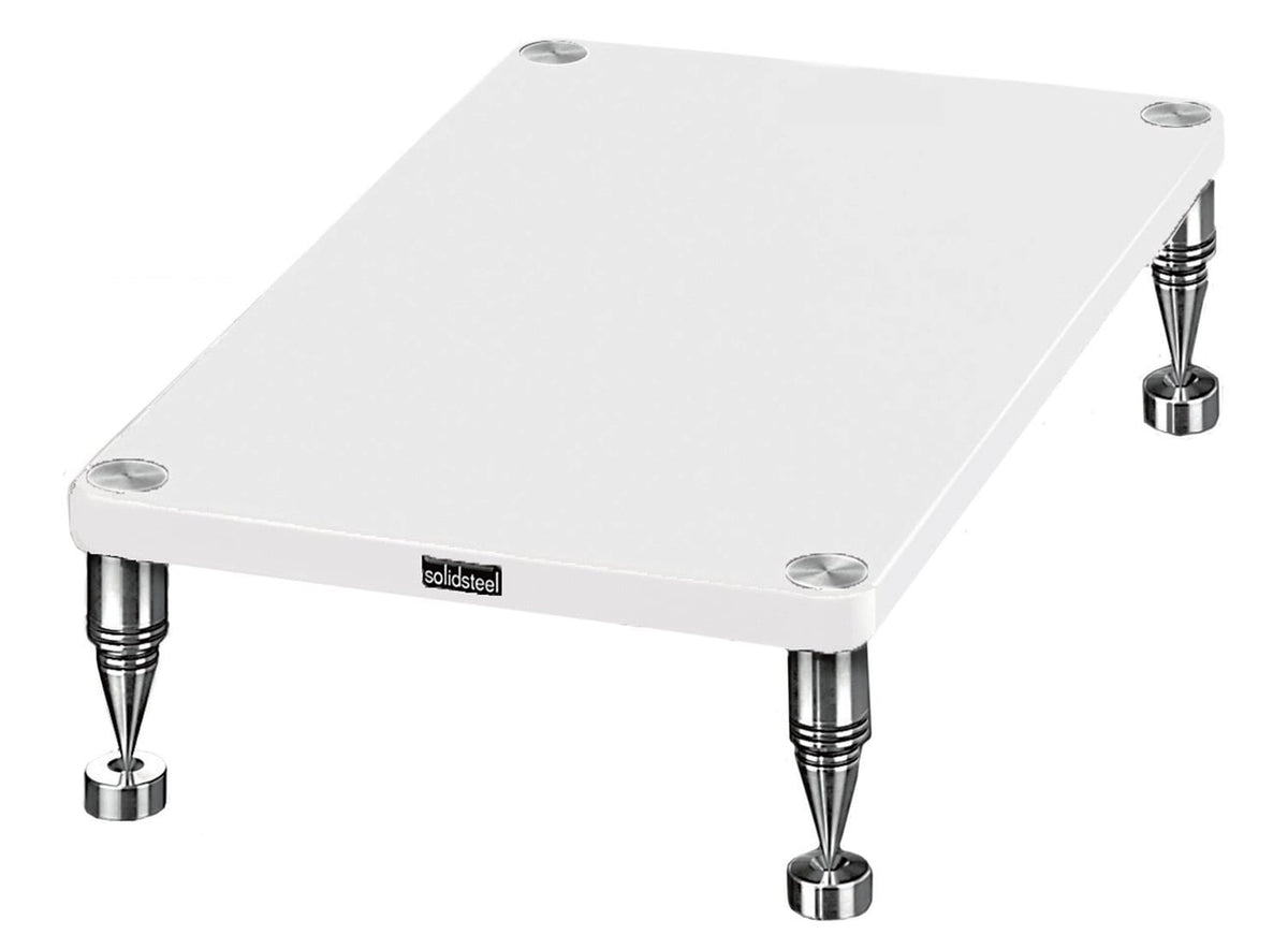 Solidsteel Gloss White Amp Stand - HF-AGWH - image 1