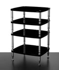 Solidsteel HF-4 Gloss Black High-End Audio Rack - HF-4GBK - image 1