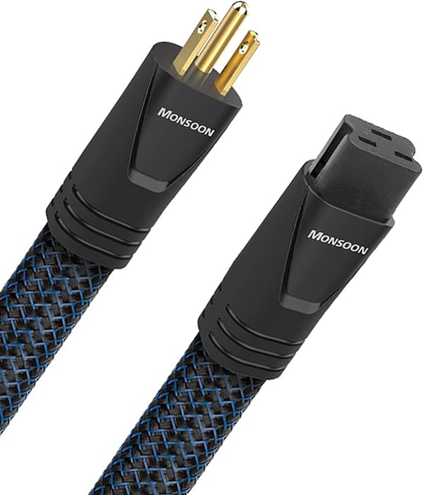 AudioQuest Monsoon 20A 3.3 Feet Low-Z/Noise-Dissipation 3 Pole AC Power Cable - MONSOON20AUS1M - image 1