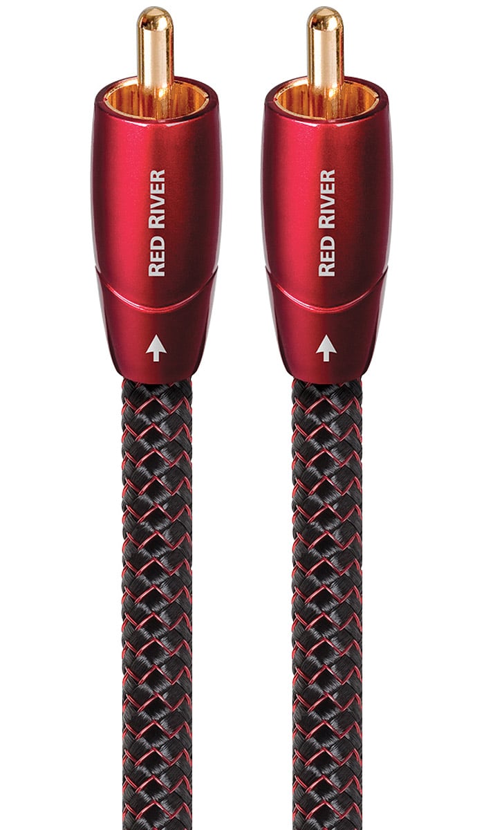 AudioQuest 26.2 Feet Red River RCA Interconnect Cables - REDRIVER8MRCAPR - image 1