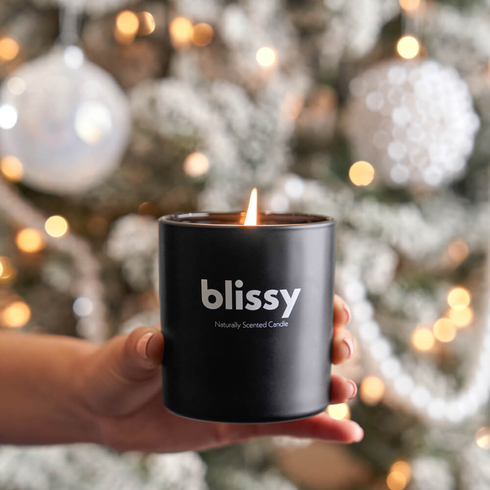 Blissy Candle - Woodsmoke & Leather