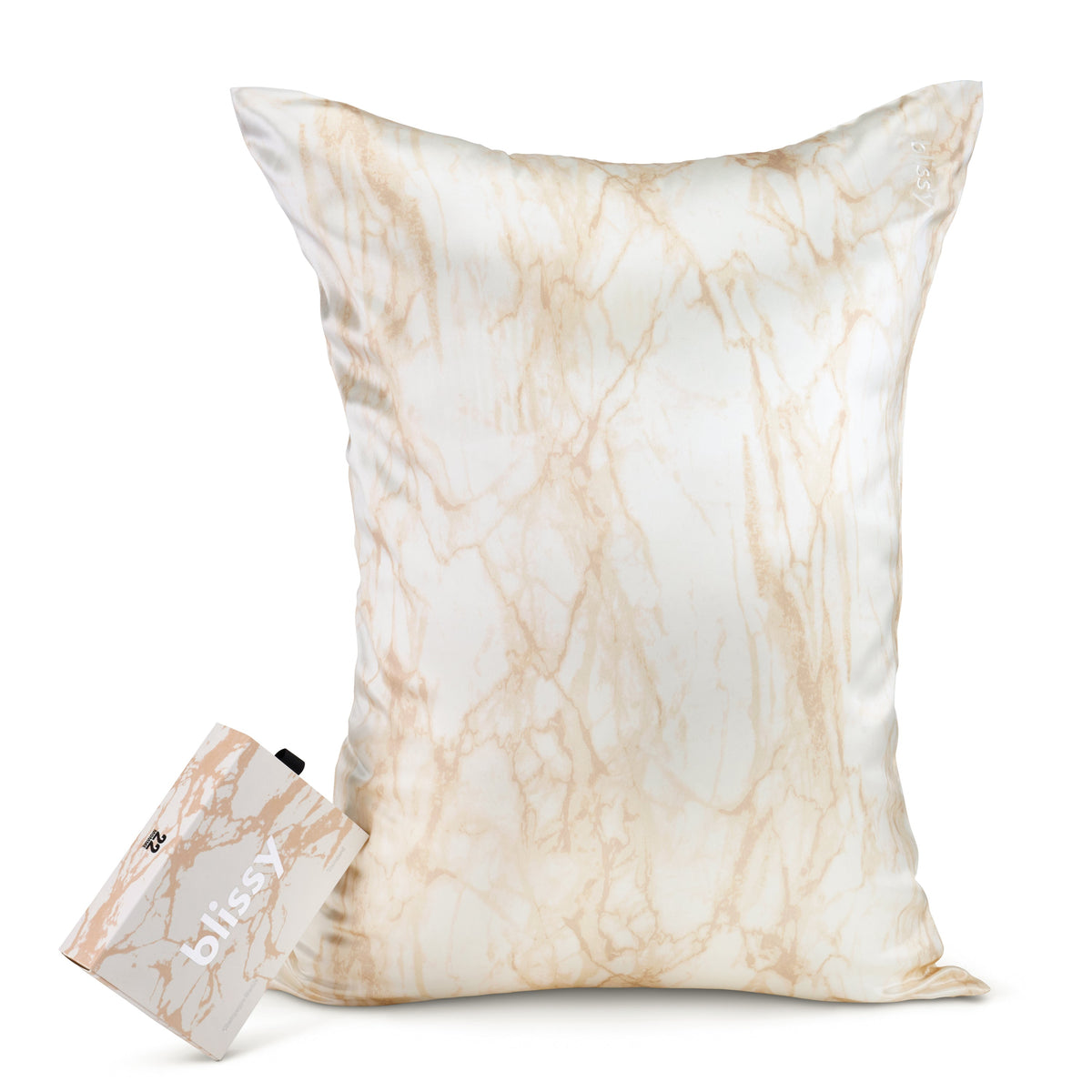 Pillowcase - Champagne Marble - King