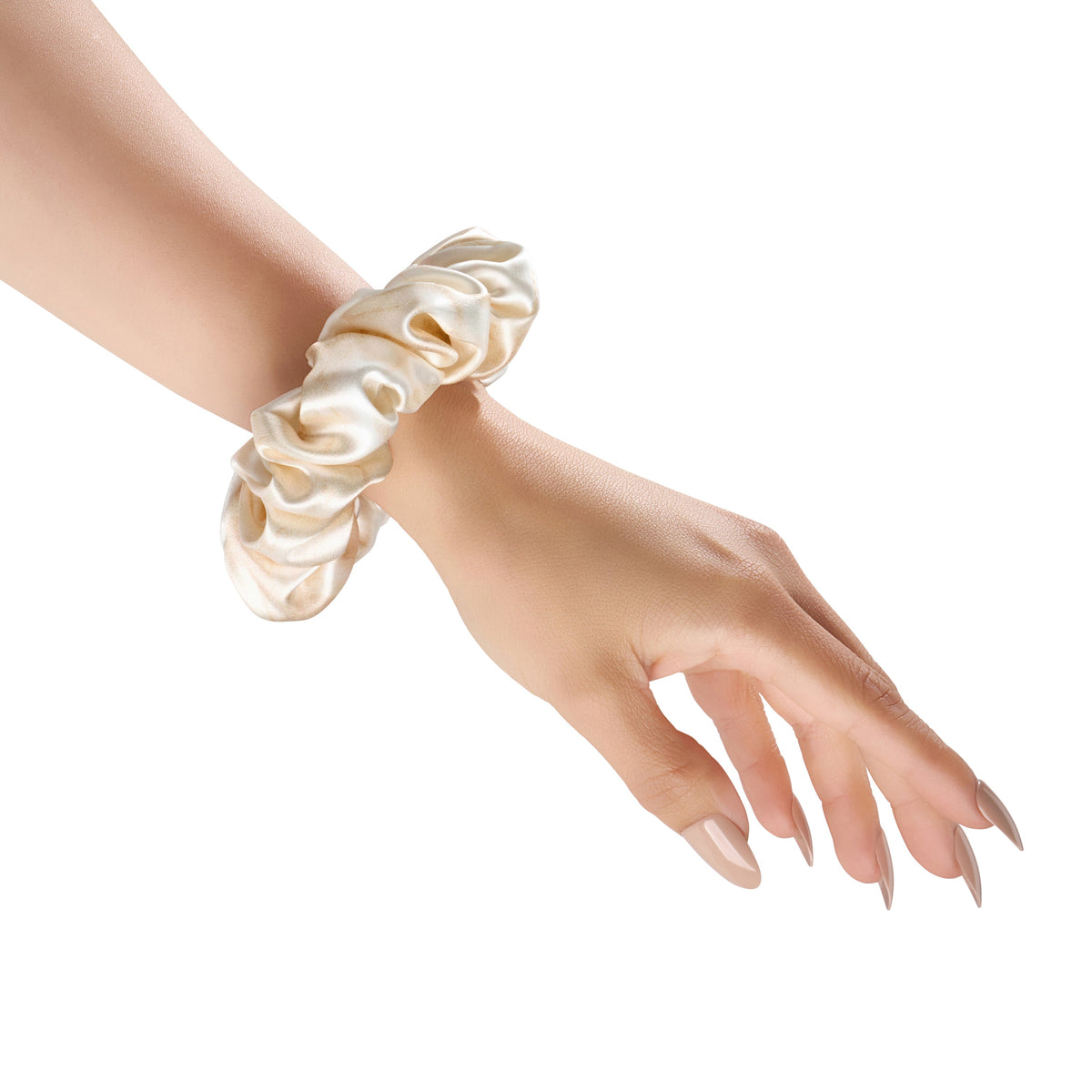 Blissy Scrunchies - Champagne Marble