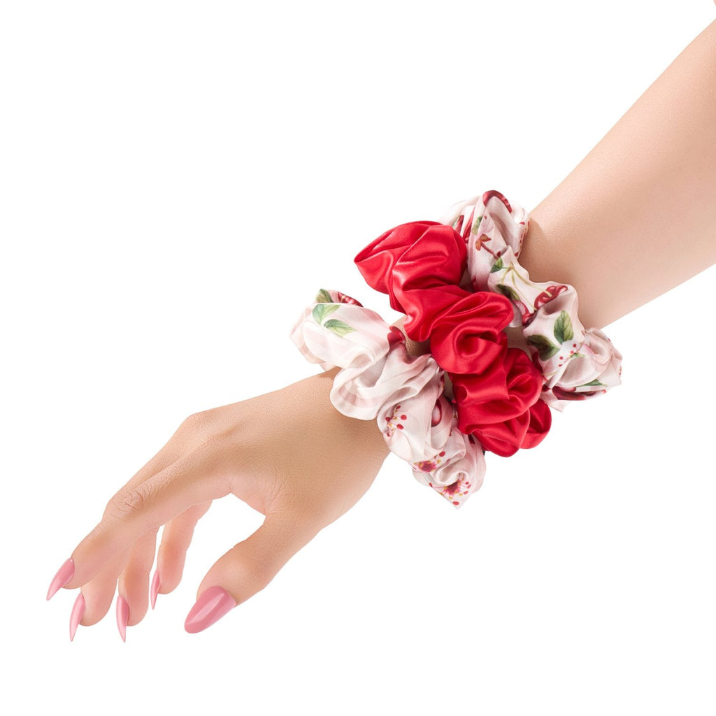 Blissy Scrunchies - Cherry Blossom