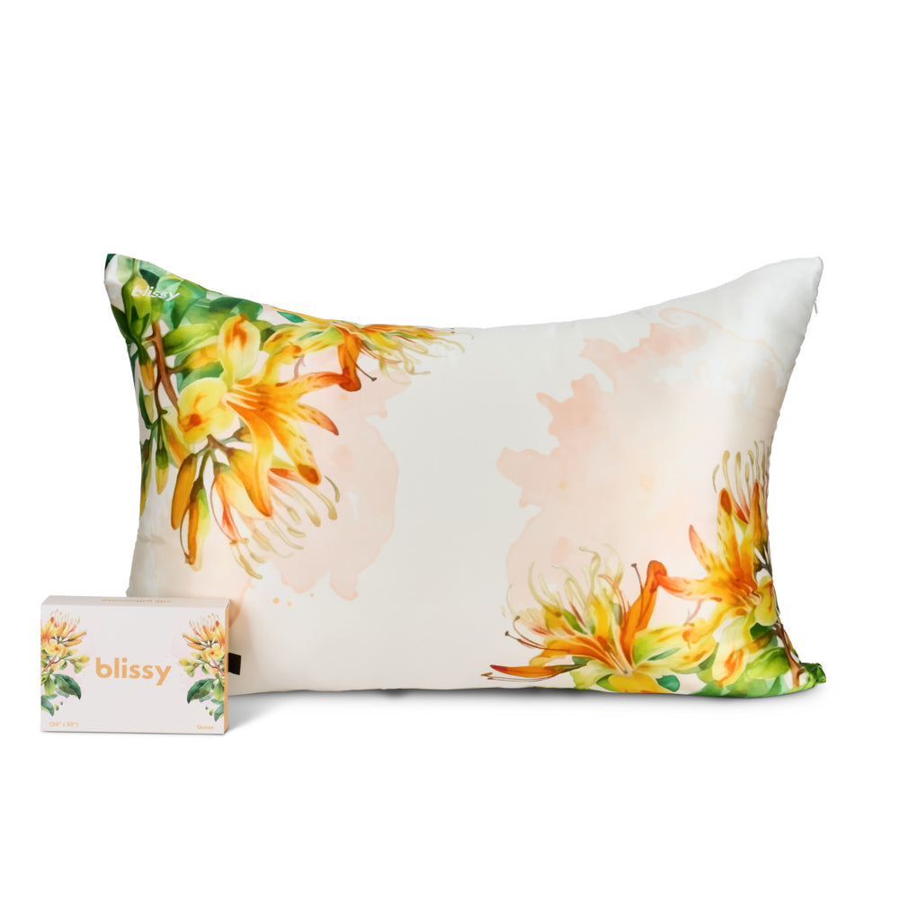 Pillowcase - Zodiac Flower - Aries Honeysuckle - King