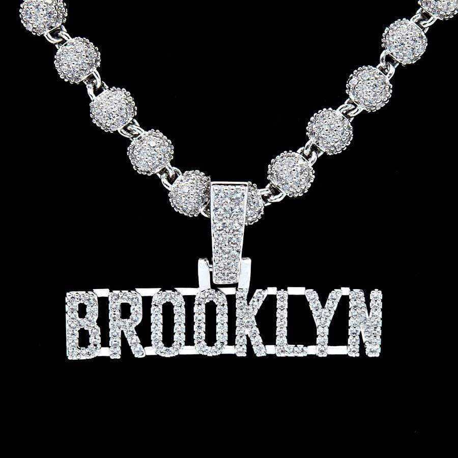 GLD PROMO Official NBA Brooklyn Nets Pendant