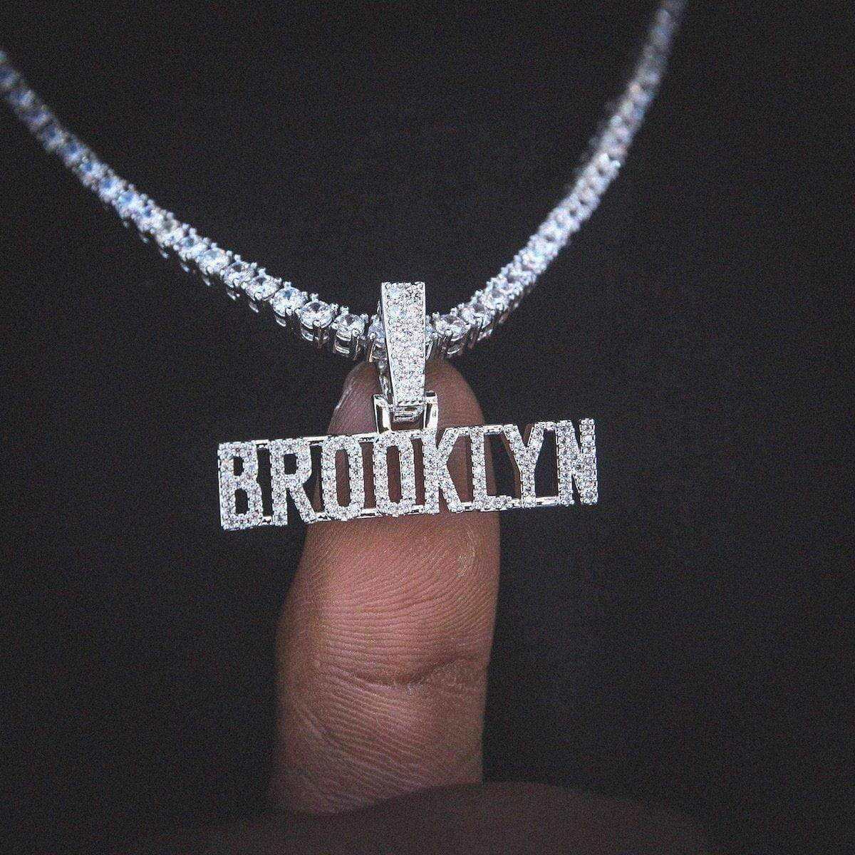 GLD PROMO Official NBA Brooklyn Nets Pendant