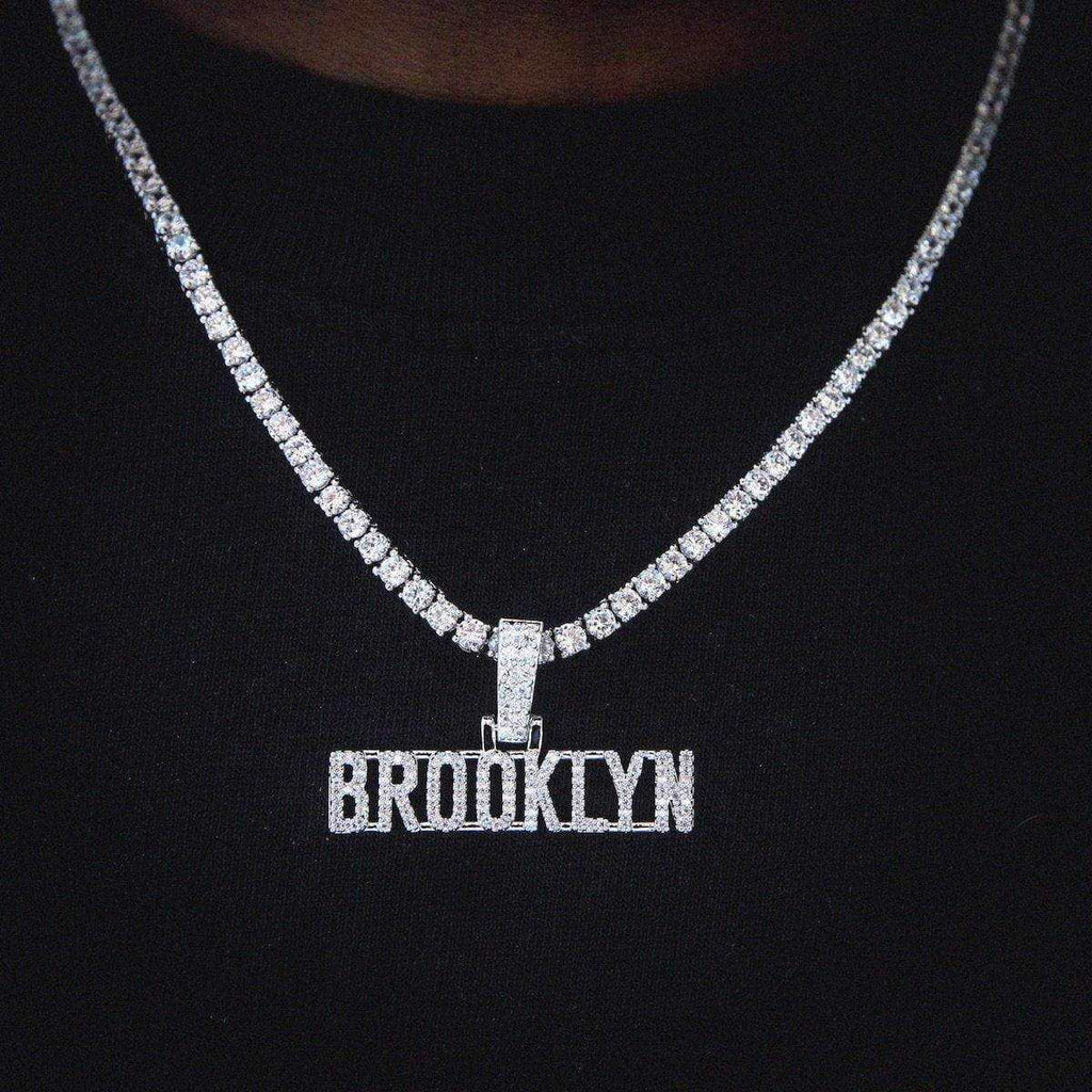 GLD PROMO Official NBA Brooklyn Nets Pendant