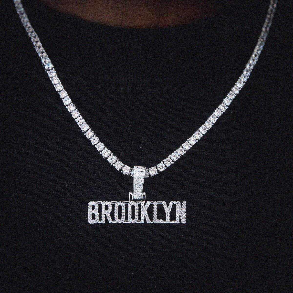 GLD PROMO Official NBA Brooklyn Nets Pendant