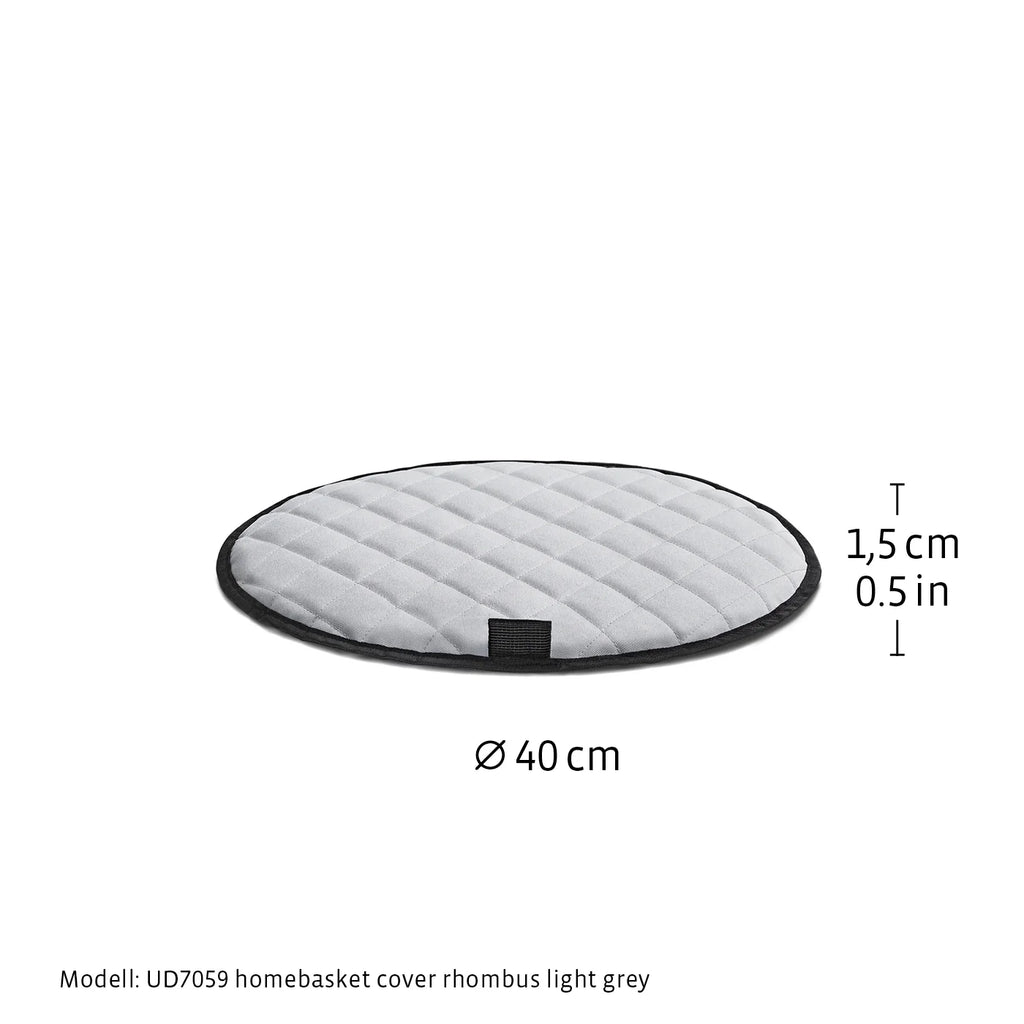 Homebasket Cover Rhombus Black