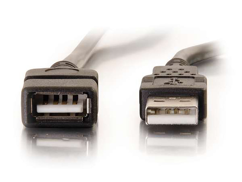 Cables To Go 3.3 Ft. USB 2.0 A Male To A Female Extension Cable - 52107 - image 2