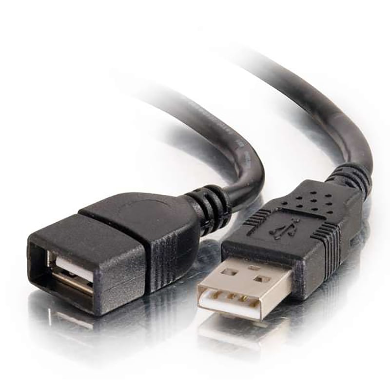 Cables To Go 3.3 Ft. USB 2.0 A Male To A Female Extension Cable - 52107 - image 1
