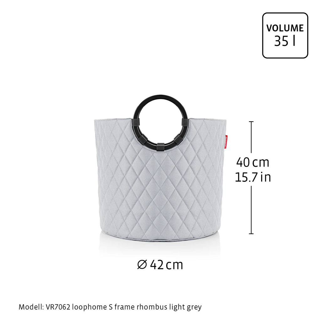 Loophome S Frame Rhombus Light Grey