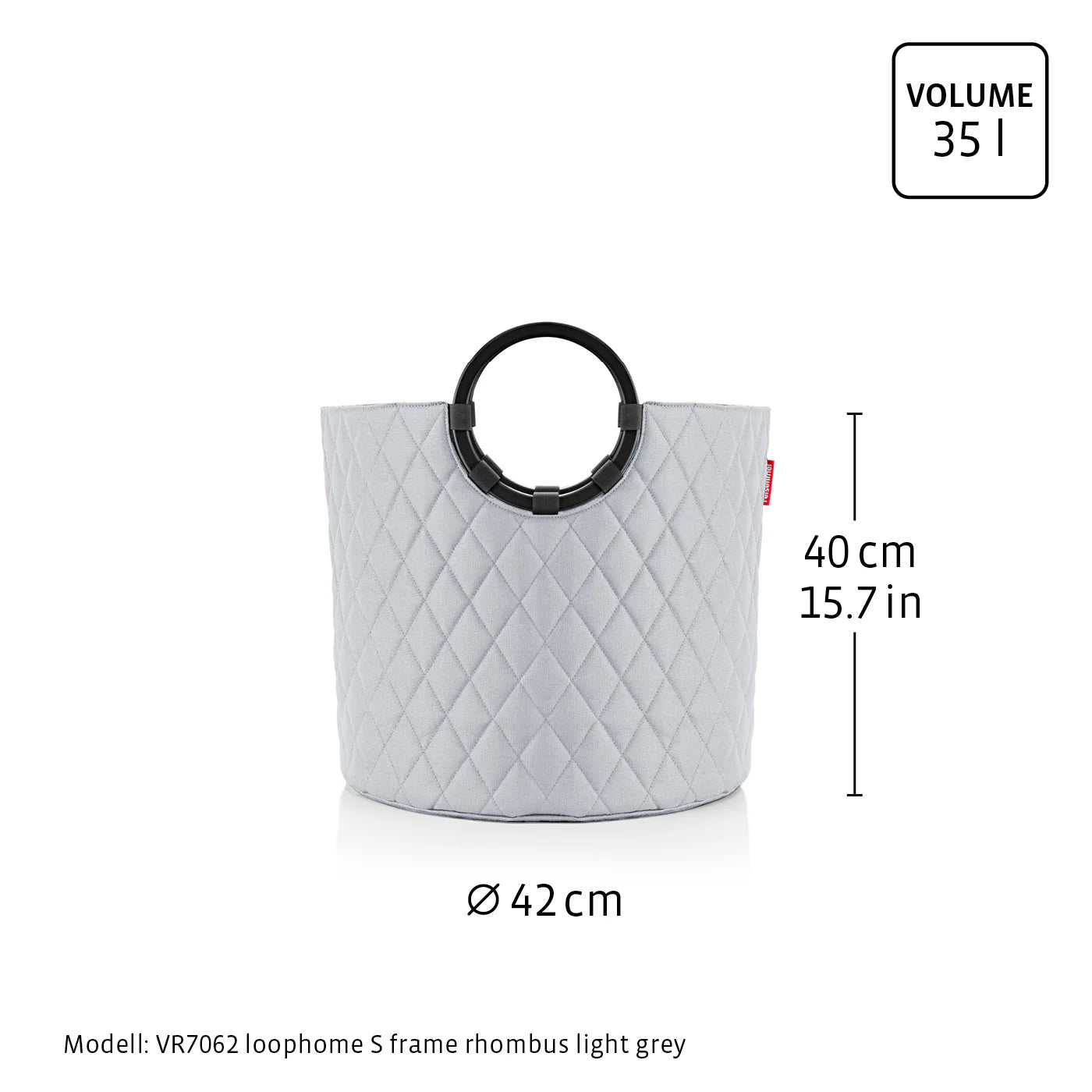 Loophome S Frame Rhombus Light Grey